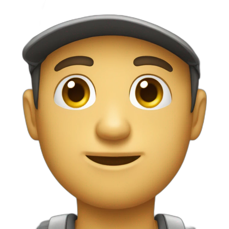 Trapero con gorra emoji