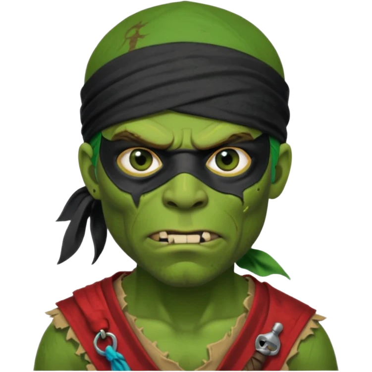ork pirate man emoji