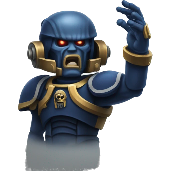 space marine raised hands emoji