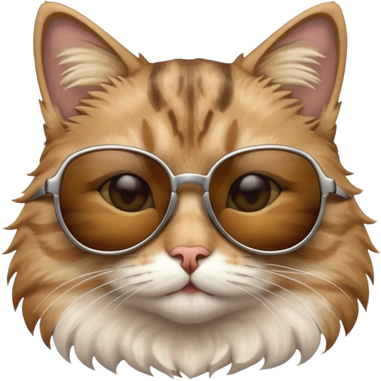 Cat wearing sunglasses emoji
