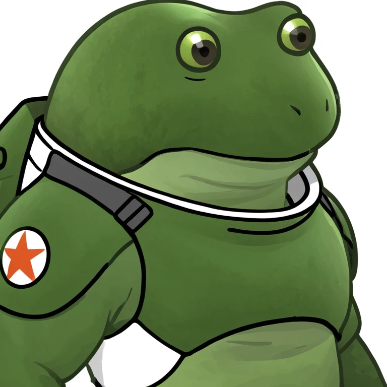 bufo in a fir fighter suit emoji