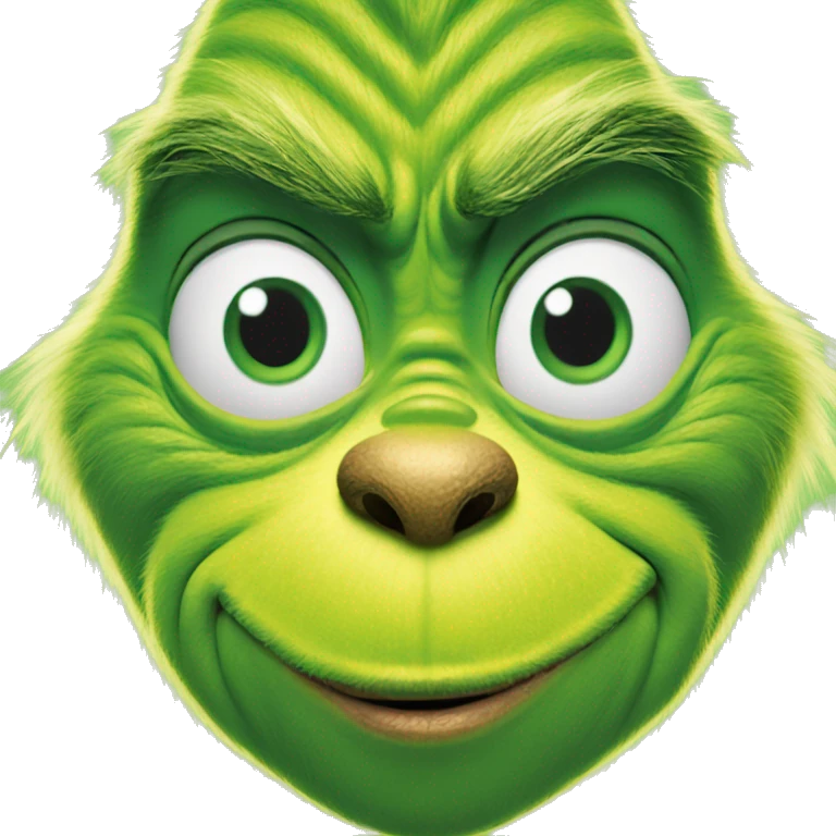 The grinch  emoji