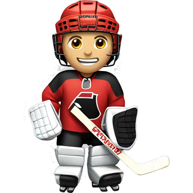 Hockey goalie emoji