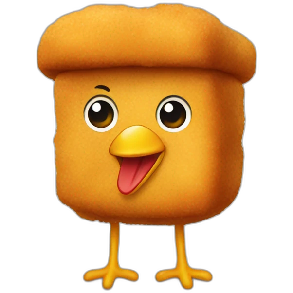 Chicken nugget emoji