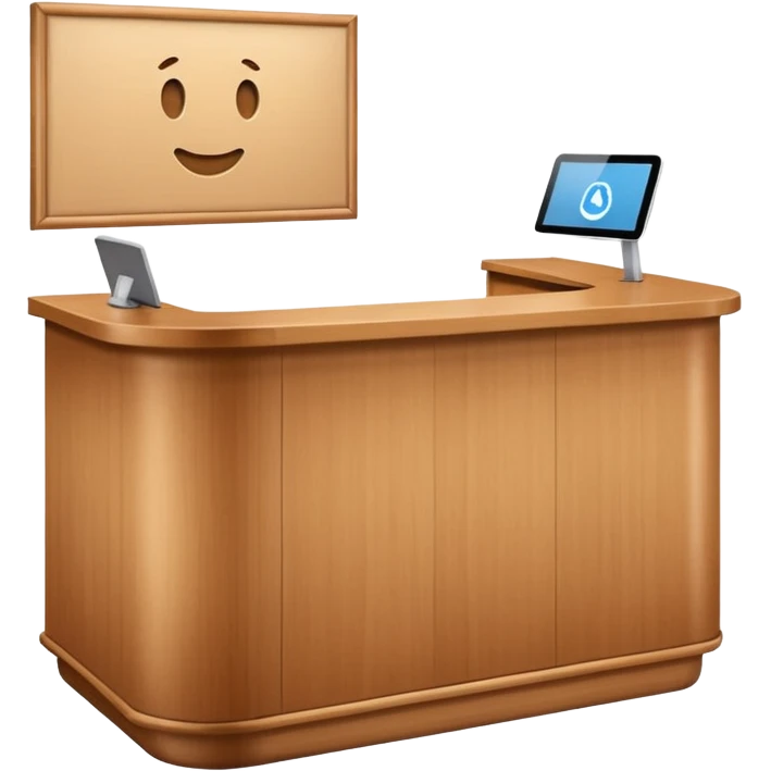 Reception desk
 emoji