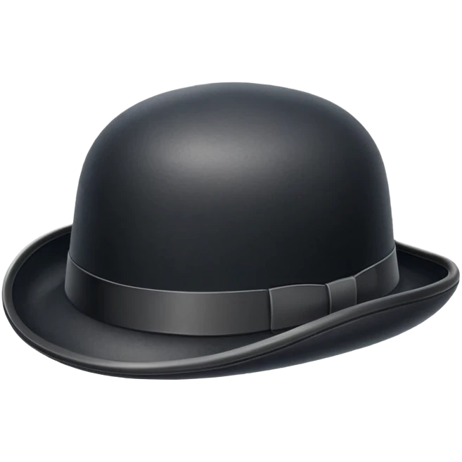 a bowler hat without the bow emoji