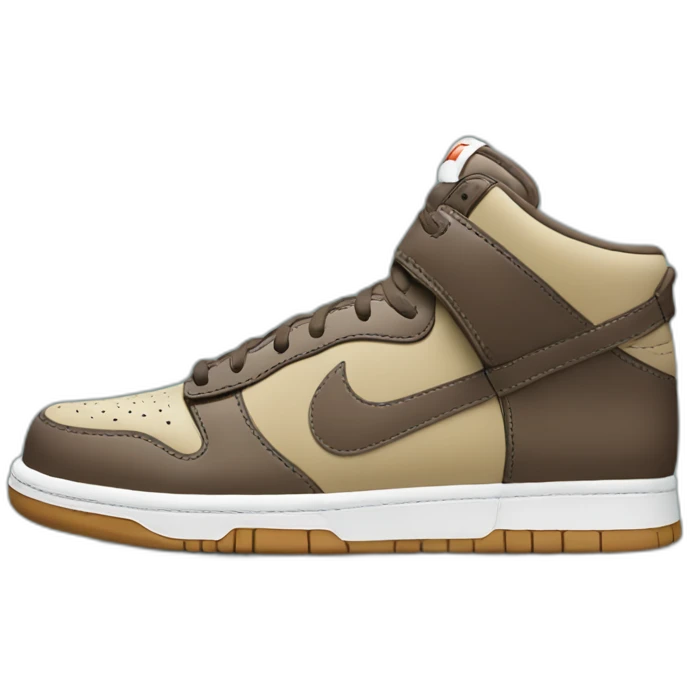 recumbent lazy otter in nike dunks emoji