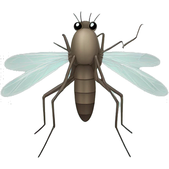 Mosquito com cartola emoji