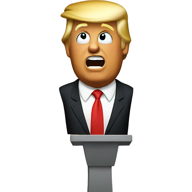 donald trump singing emoji