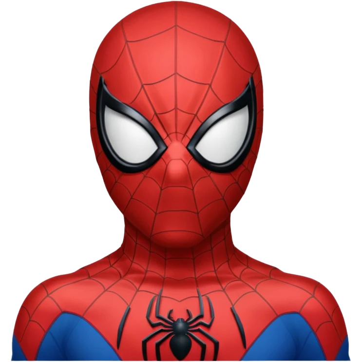 Spiderman face emoji
