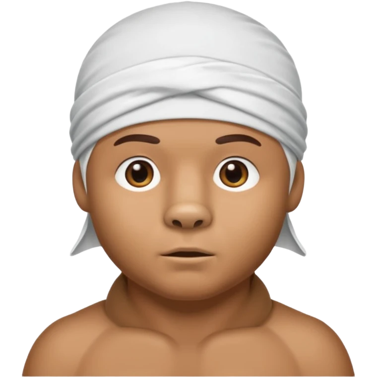 Сделай лицо медведя в белой дюраге emoji