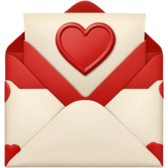 Love letter envelope emoji