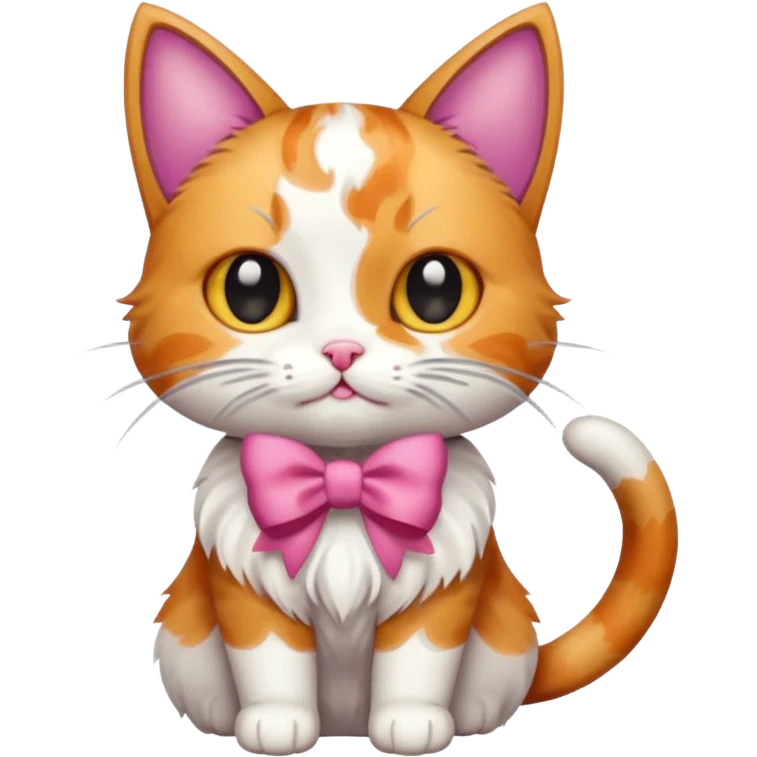 Gato con lazo  emoji