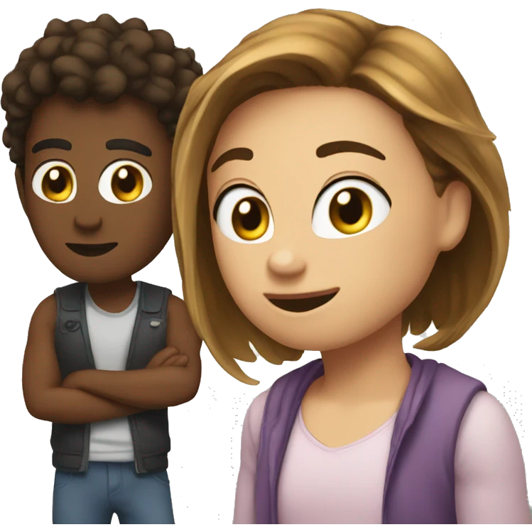 Best friends bye emoji