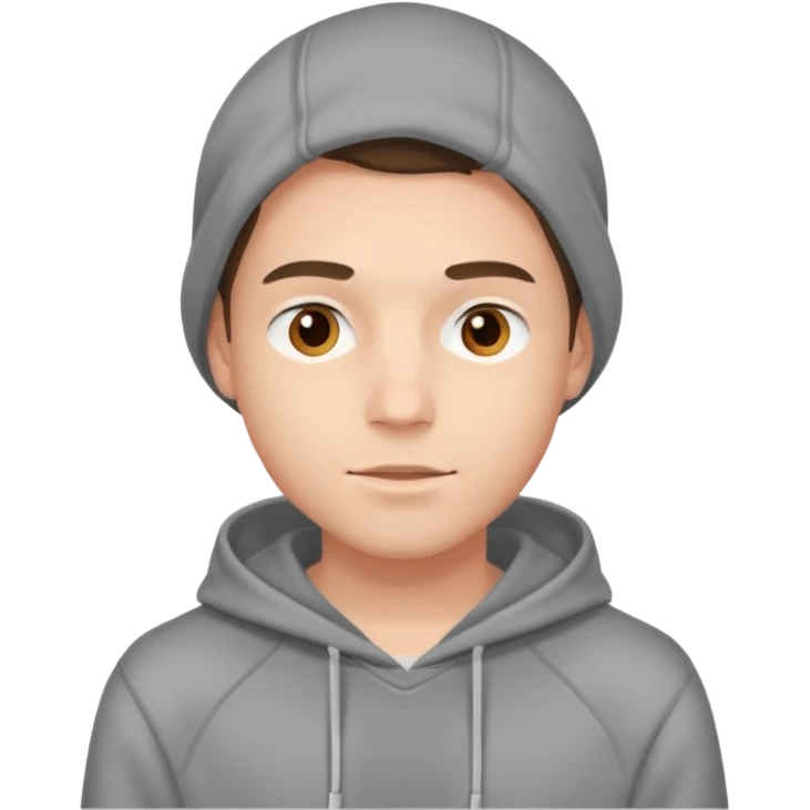 создай парня Айтишника хацкера че нибь получше по приличнее в капюшоне с нормальным фоне сзади emoji