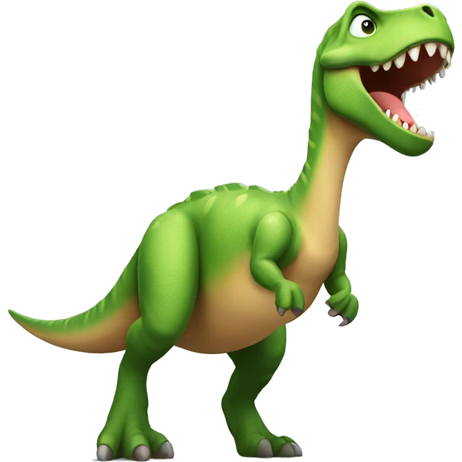 Happy Dinosaur  emoji