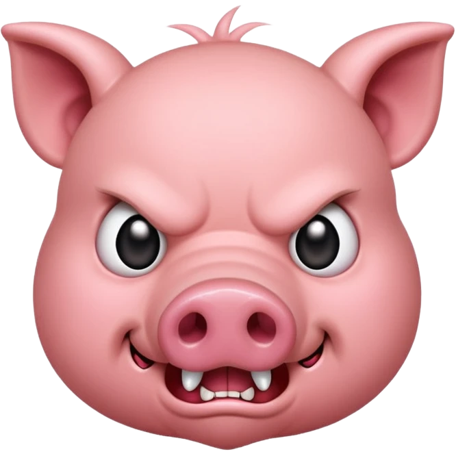 PIG ANGRY emoji