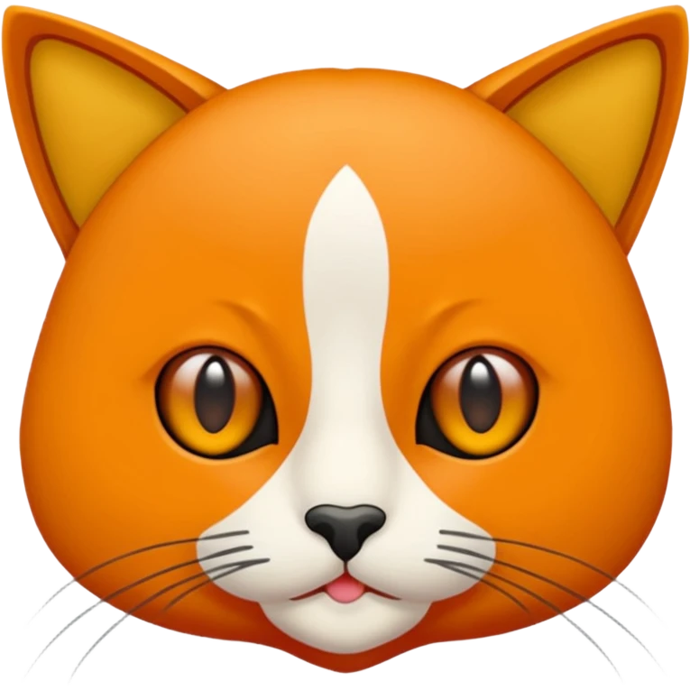 Kedi şeklinde Gülen bir yüz emoji