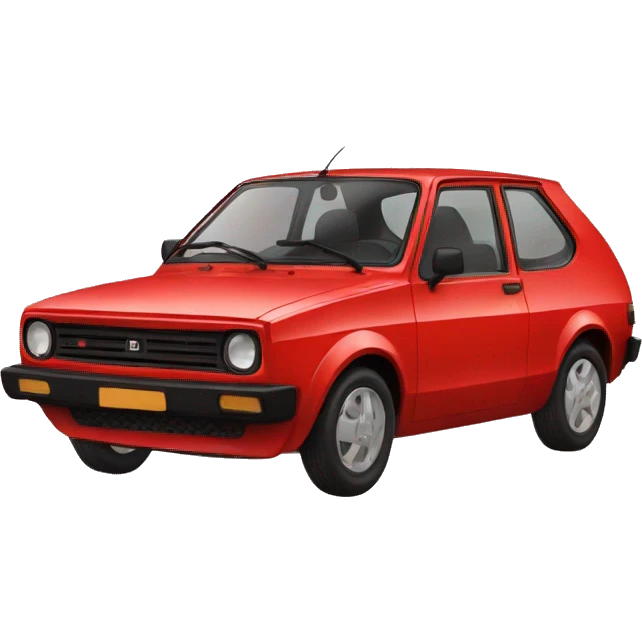 Red yugo emoji