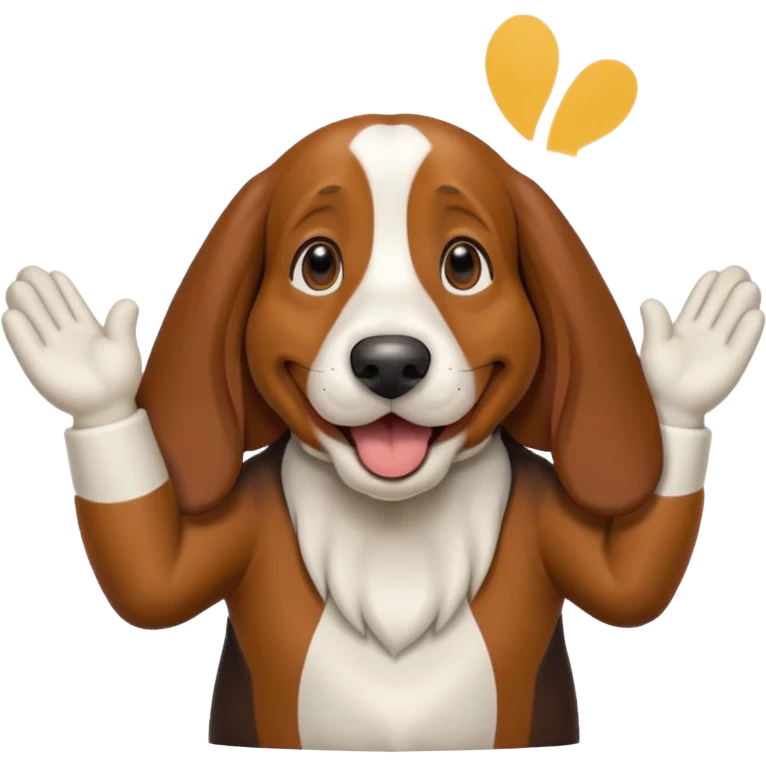 bassethound clapping animated emoji