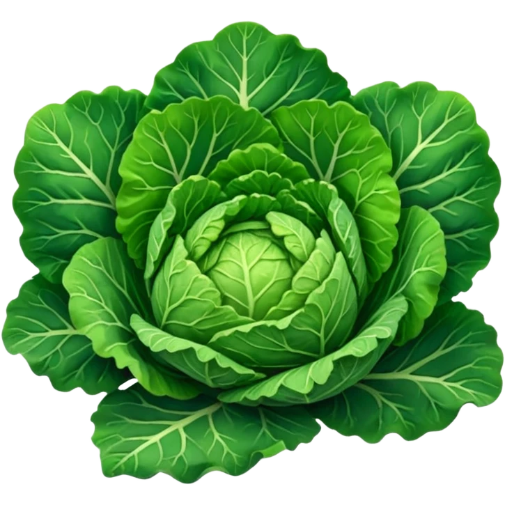Savoy cabbage emoji