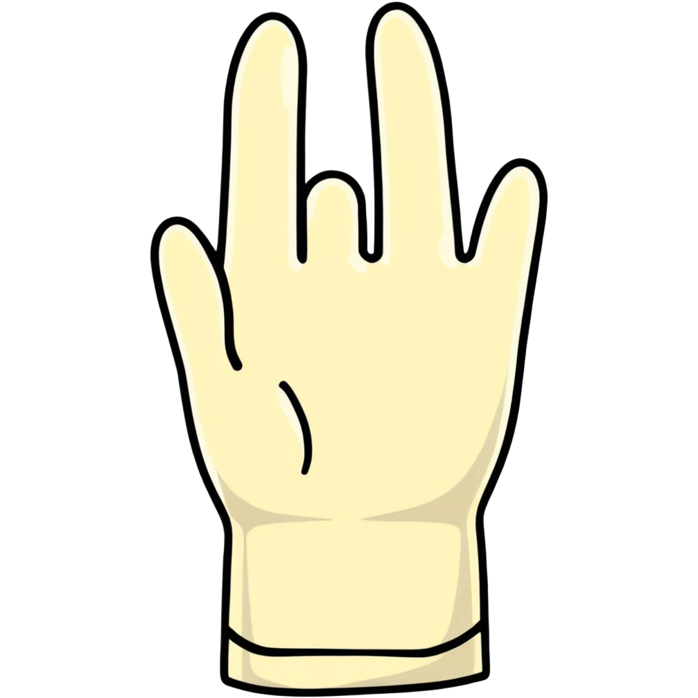 medical latex glove emoji