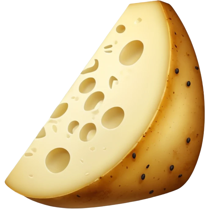 potato wedge with pecorino romano and cracked black pepper emoji
