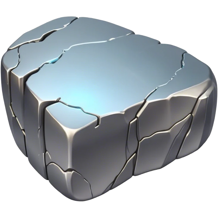Cinematic Realistic Nickel Ore, Bright and shiny, with a rough, metallic surface reflecting light in soft, gleaming waves. The metal has a subtle luster and is both sturdy and raw in its form. Soft glowing outline, capturing the essence of durability and modern elegance in raw nickel ore. emoji
