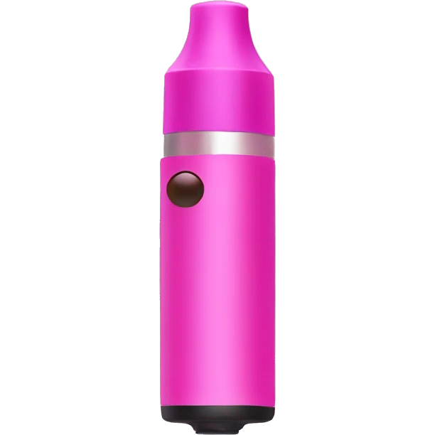 A pink vape emoji
