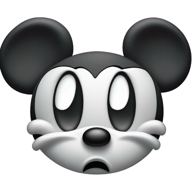 micky mouse triste emoji