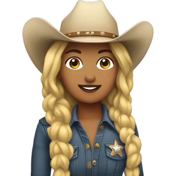 Nashville cowgirl emoji