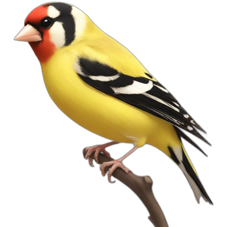 goldfinch anime red emoji