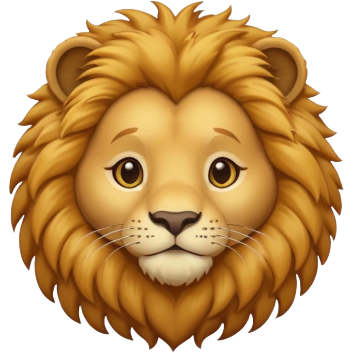 cute lion emoji