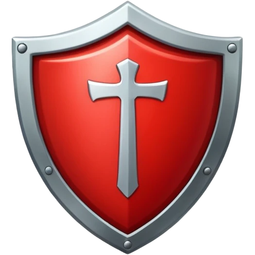 red shield emoji