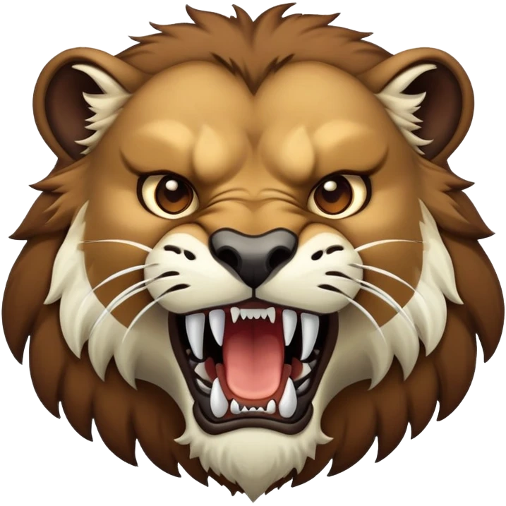 Brown smilodon emoji