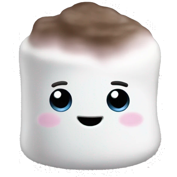 Marshmallow plain  emoji
