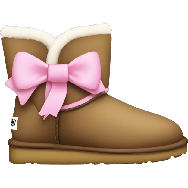 Bailey bow uggs with pink bows  emoji
