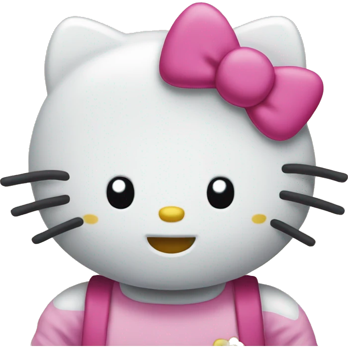 Haz un emoji de hello kitty  emoji