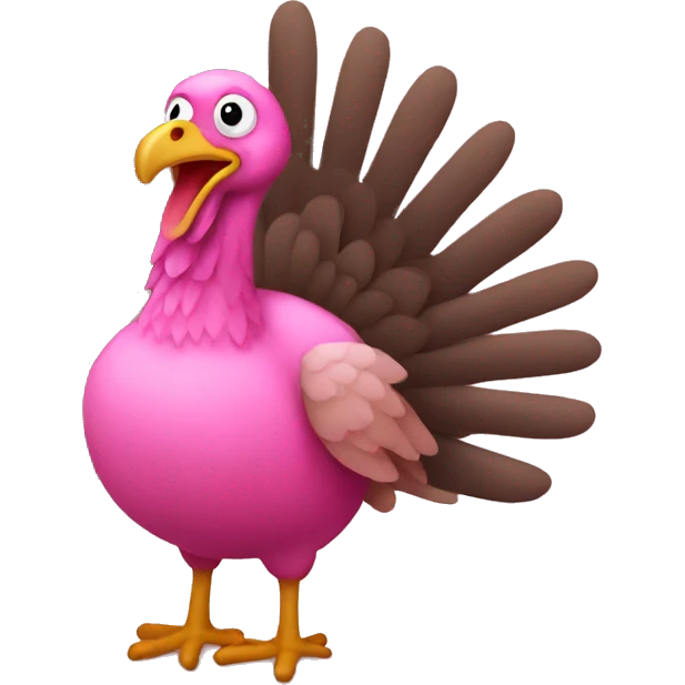 Pink Turkey emoji