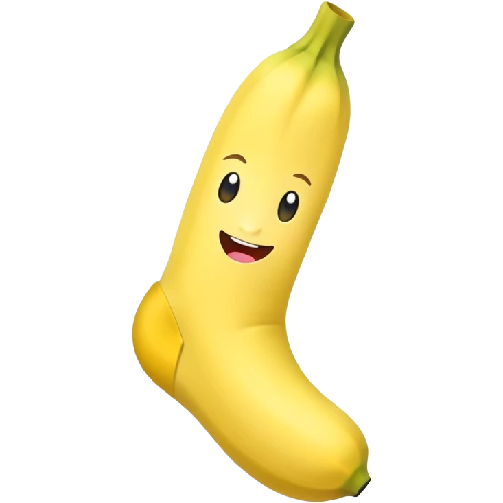 Banana in a sock emoji