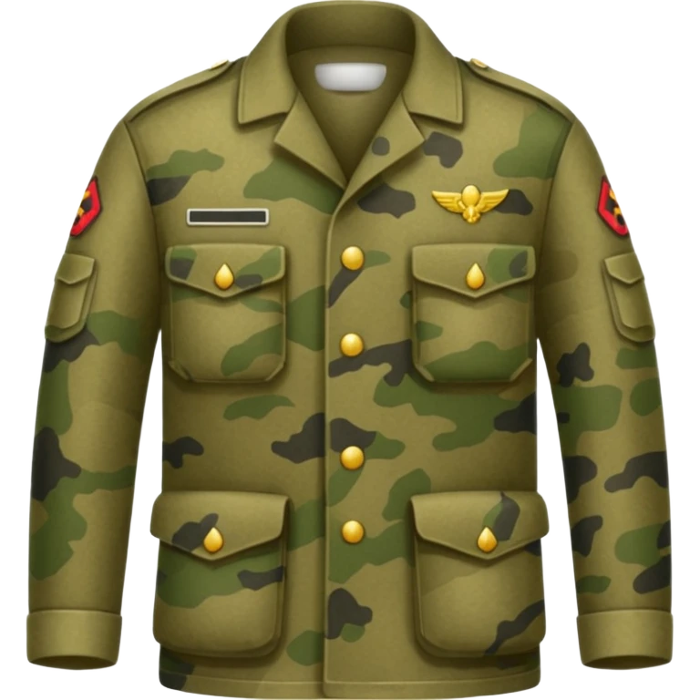 Khaki camo uniform emoji