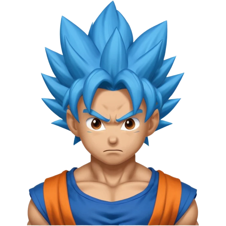 Goku in Super Saiyan Blue  emoji