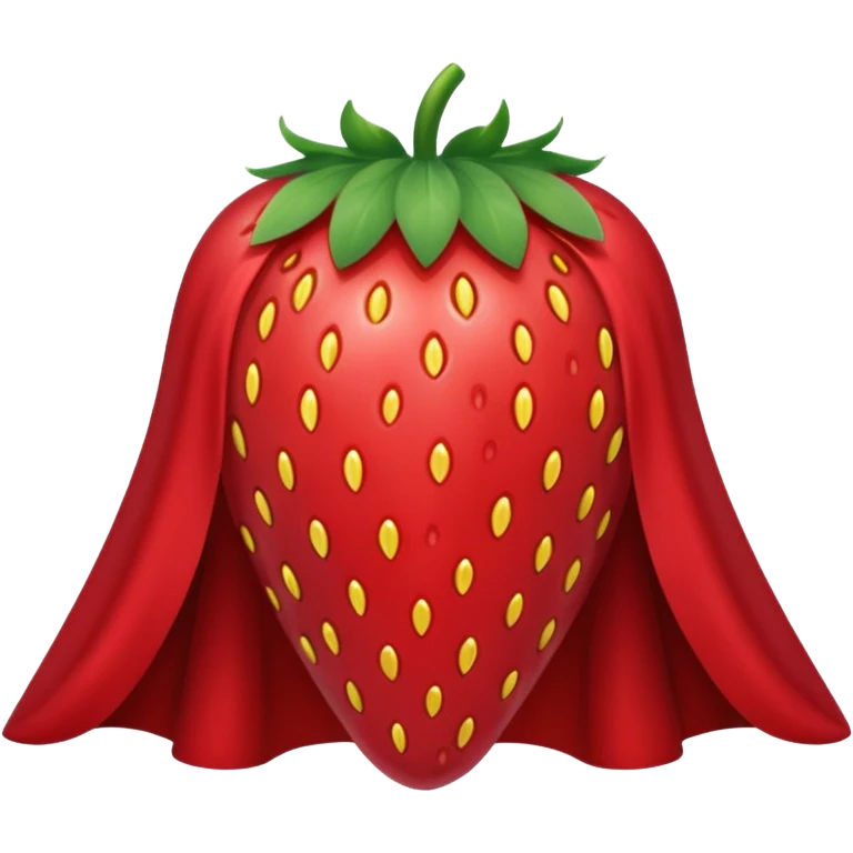 Cape-Wearing Super Fruit emoji