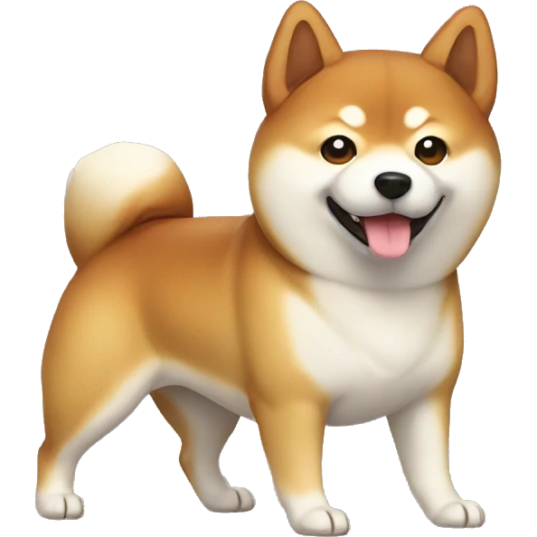 Shiba Inu full body emoji