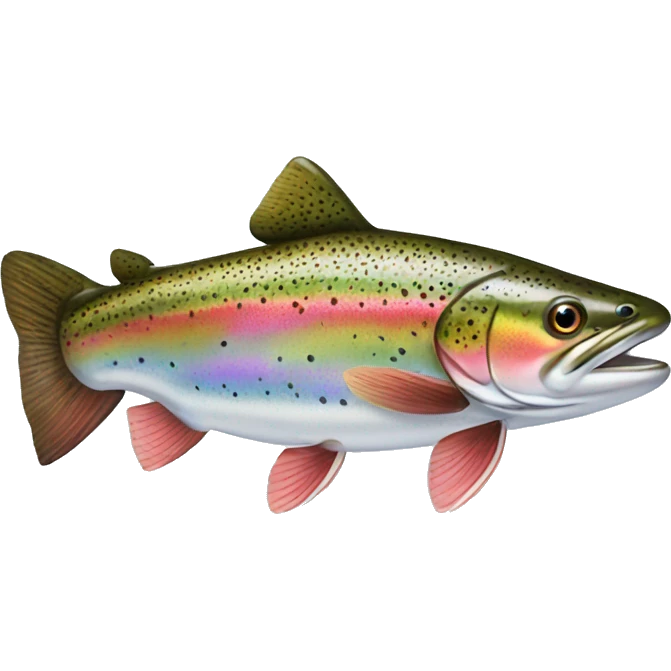 Rainbow trout emoji