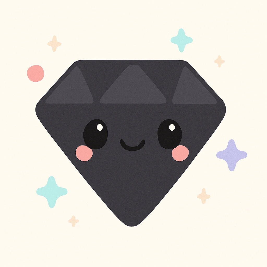 black diamond emoji