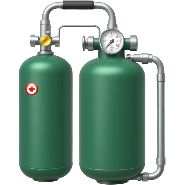 medical oxygen small green tank emoji