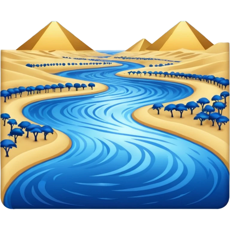 The Nile River emoji