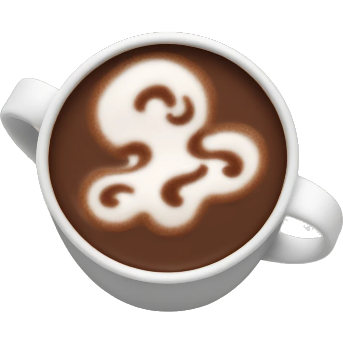Hot chocolate emoji