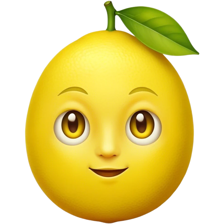 Lemon getting high emoji